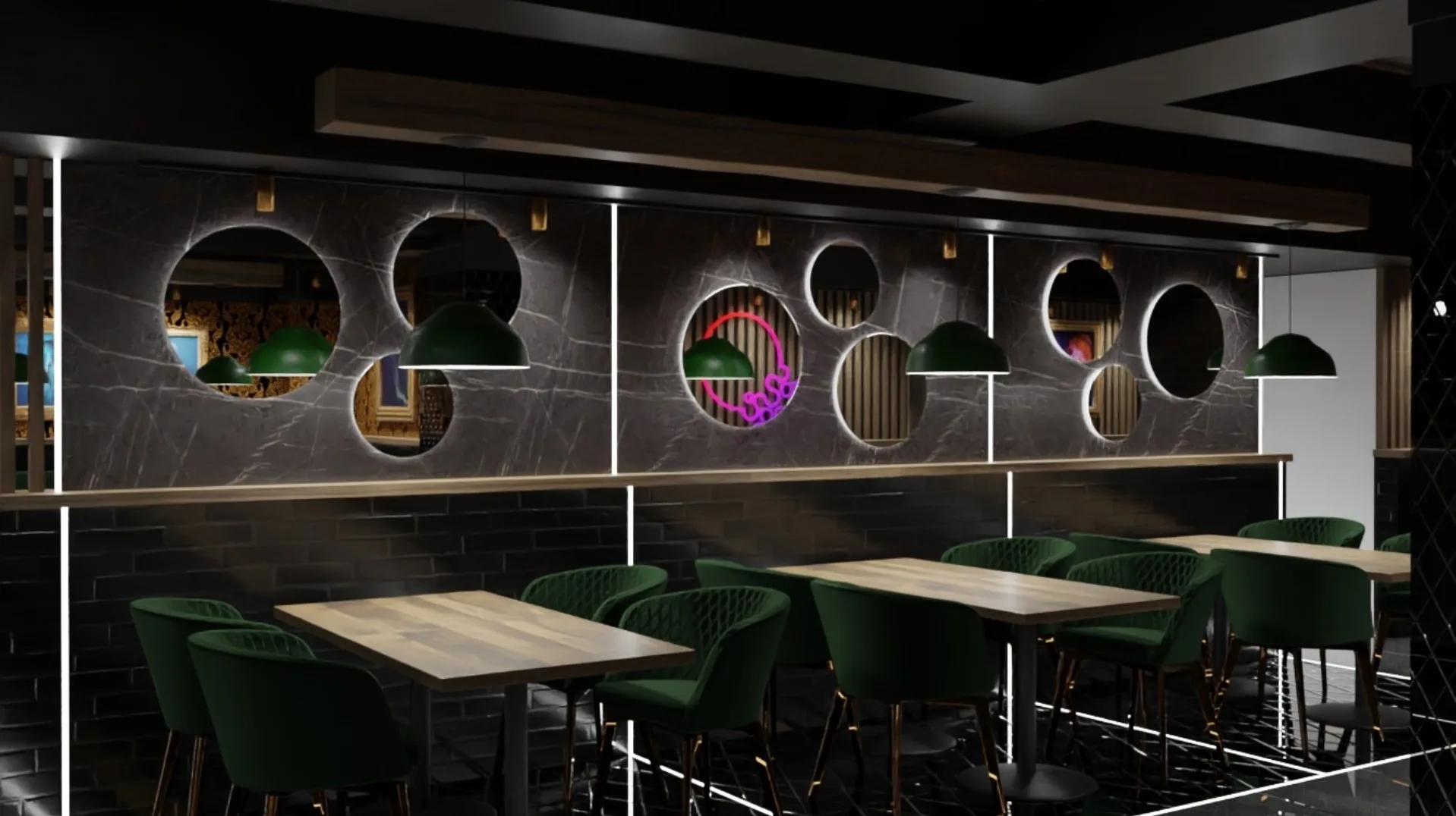 Bar Prešov – 3D vizualizácia 02