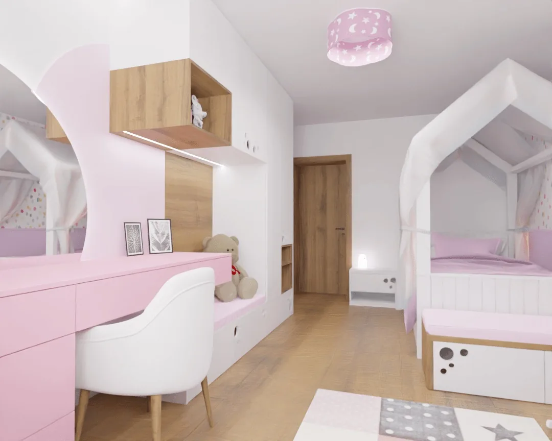Vizualizácie detskej izby – 3D vizualizácia 03