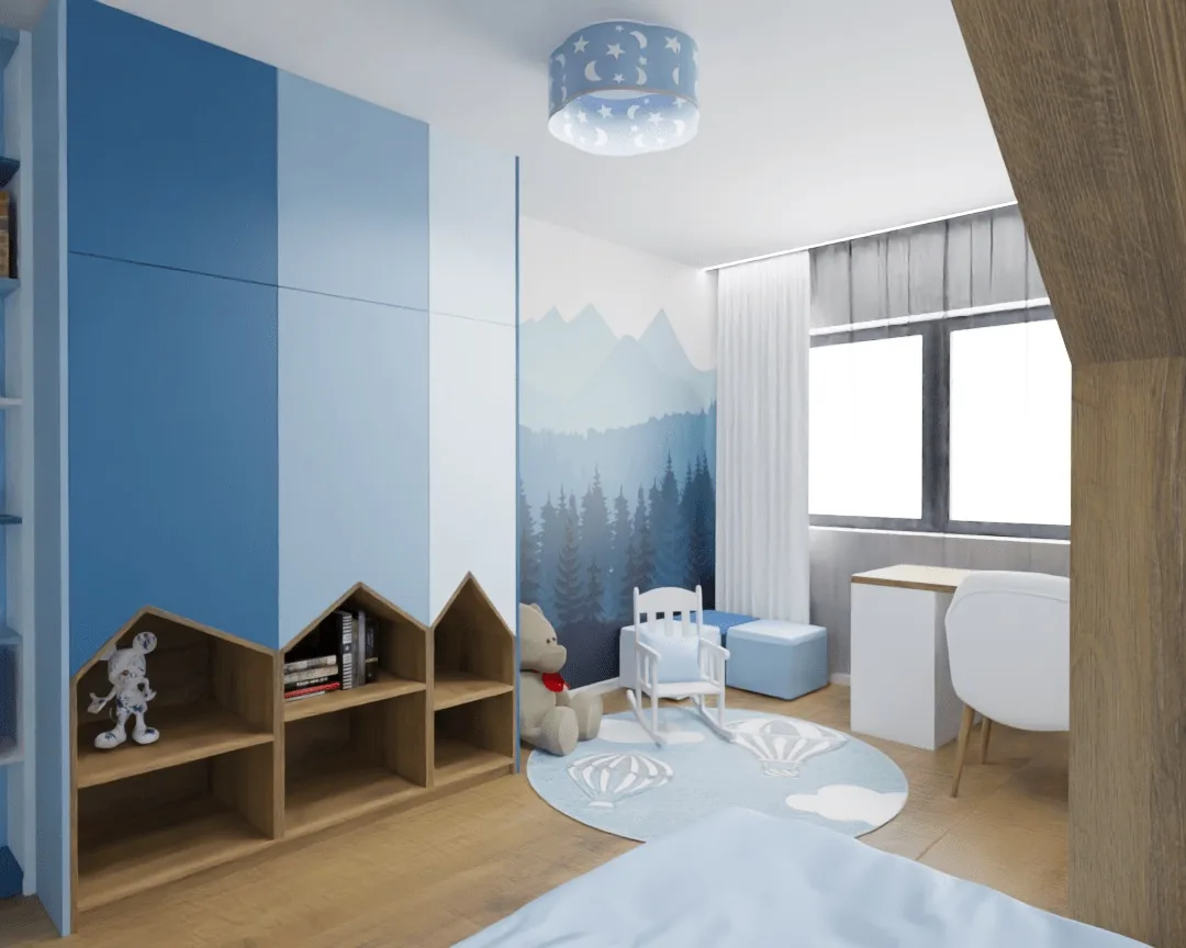 Vizualizácie detskej izby – 3D vizualizácia 09