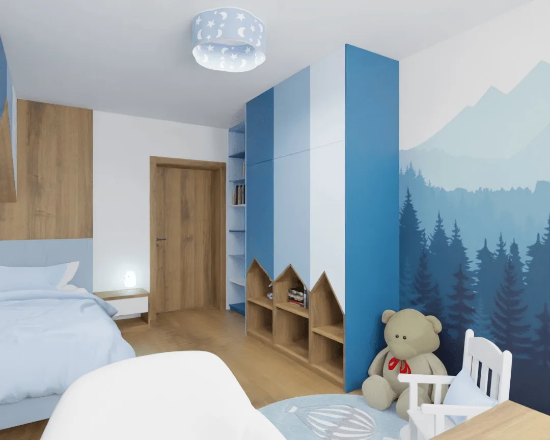 Vizualizácie detskej izby – 3D vizualizácia 10