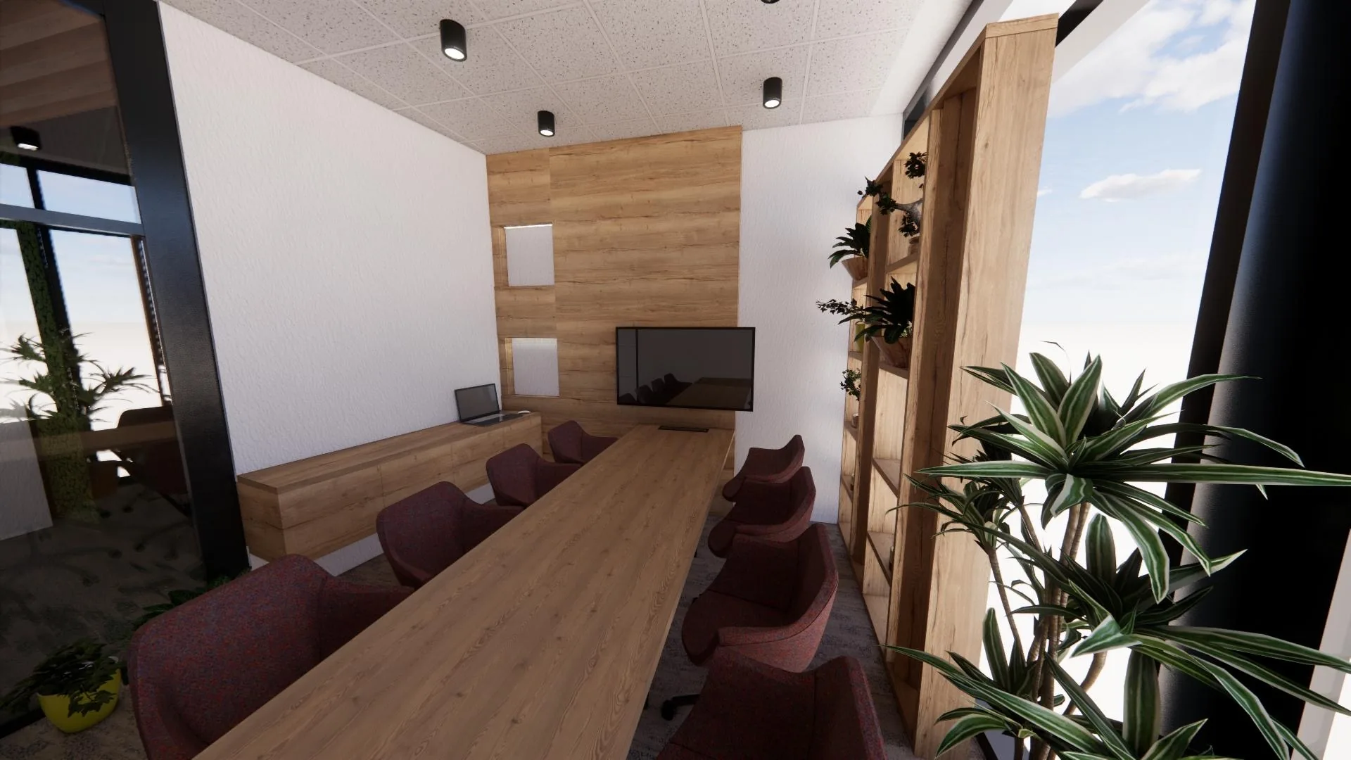 Kancelárske priestory s recepciou Košice – 3D vizualizácia 07