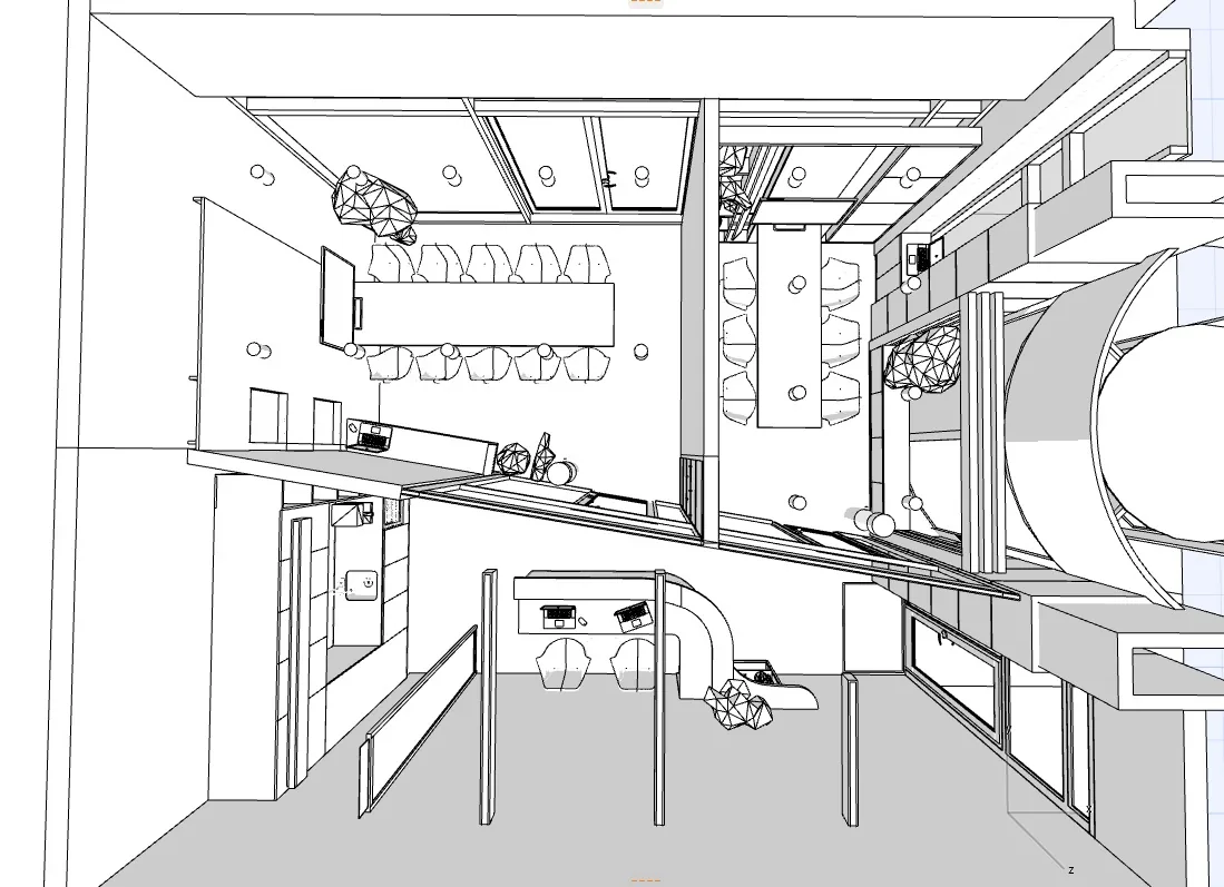 Kancelárske priestory s recepciou Košice – 3D vizualizácia 08